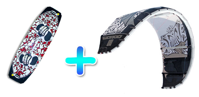 PACK KITESURF BEST WAROO 2009 + RRD PLACEBO -25%