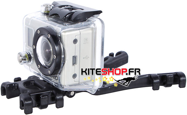 fixation lignes kitesurf camera go pro