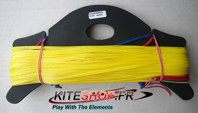 LIGNES KITESURF 25m 300 kg jaune