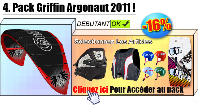 PACK COMPLET KITESURF GRIFFIN ARGONAUT