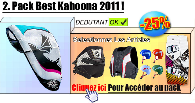 PACK COMPLET KITESURF BEST KAHOONA V3 2011 PACK COMPLET KITESURF BEST KAHOONA V3 2011