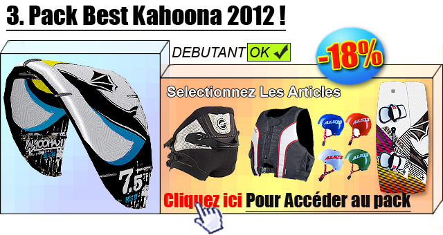 PACK COMPLET KITESURF BEST KAHOONA V4 2012