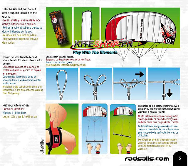 radsails evo trainer kite