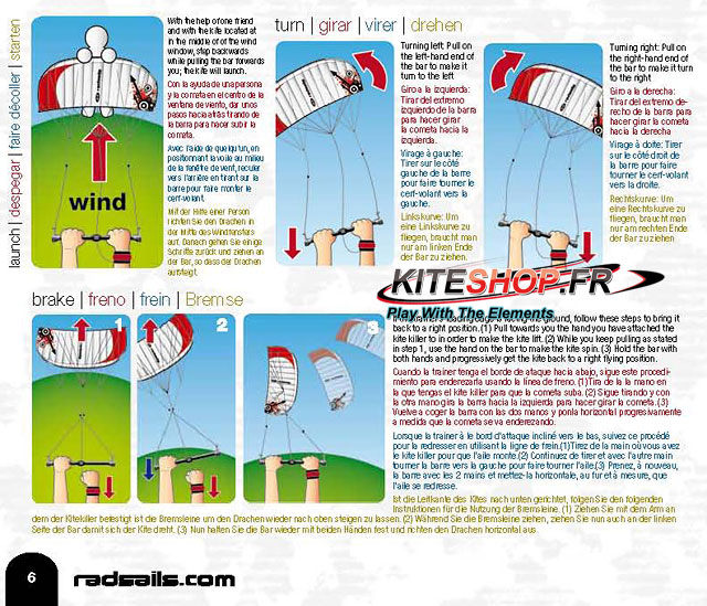 radsails evo trainer kite