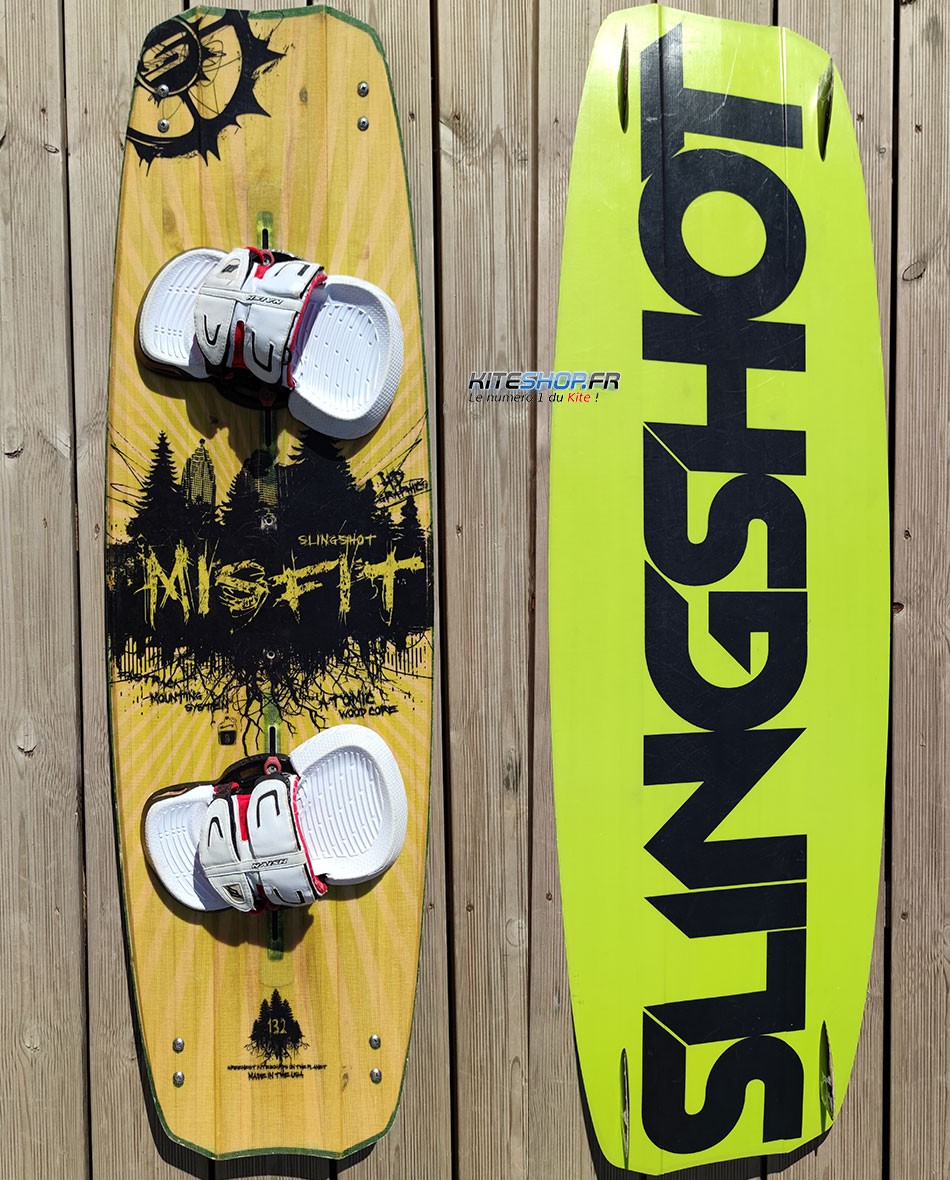 PLANCHE DE KITESURF SLINGSHOT MISFIT 131X40 CM COMPLETE