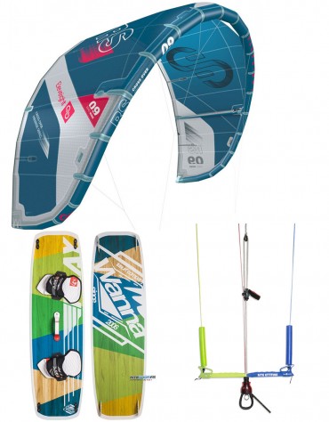PACK KITESURF ELEVEIGHT 2023 + BARRE + PLANCHE + POMPE