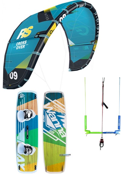 PACK KITESURF ELEVEIGHT 2024 + BARRE + PLANCHE + POMPE