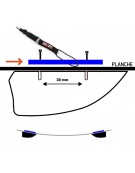 PLUG AILERON PLANCHE KITESURF TWINTIP AVEC PASSAGE LEASH