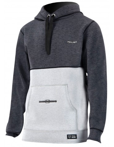 PROLIMIT NEOPRENE LOOSEFIT HOODIE MERCURY BI GRIS FONCE