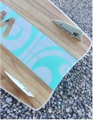 PLANCHE DE KITESURF WOODBOARD BEAM 138X42 COMPLETE