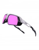 SIDE ON LUNETTES POLARISEES WHITE - PINK COATING