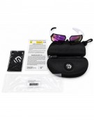 SIDE ON LUNETTES POLARISEES WHITE - PINK COATING