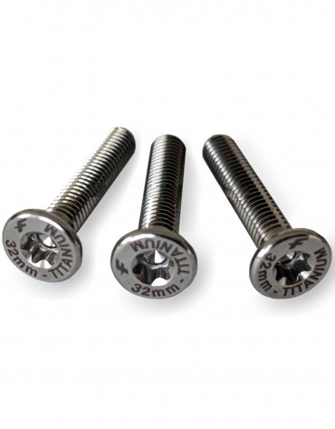 VIS M6 32MM TITANE FOIL KITE WING INOX TORX F-ONE