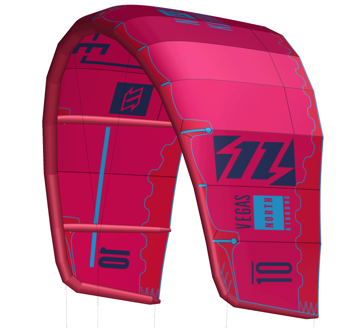 AILE KITESURF NORTH VEGAS 8M 2016 COMPLETE