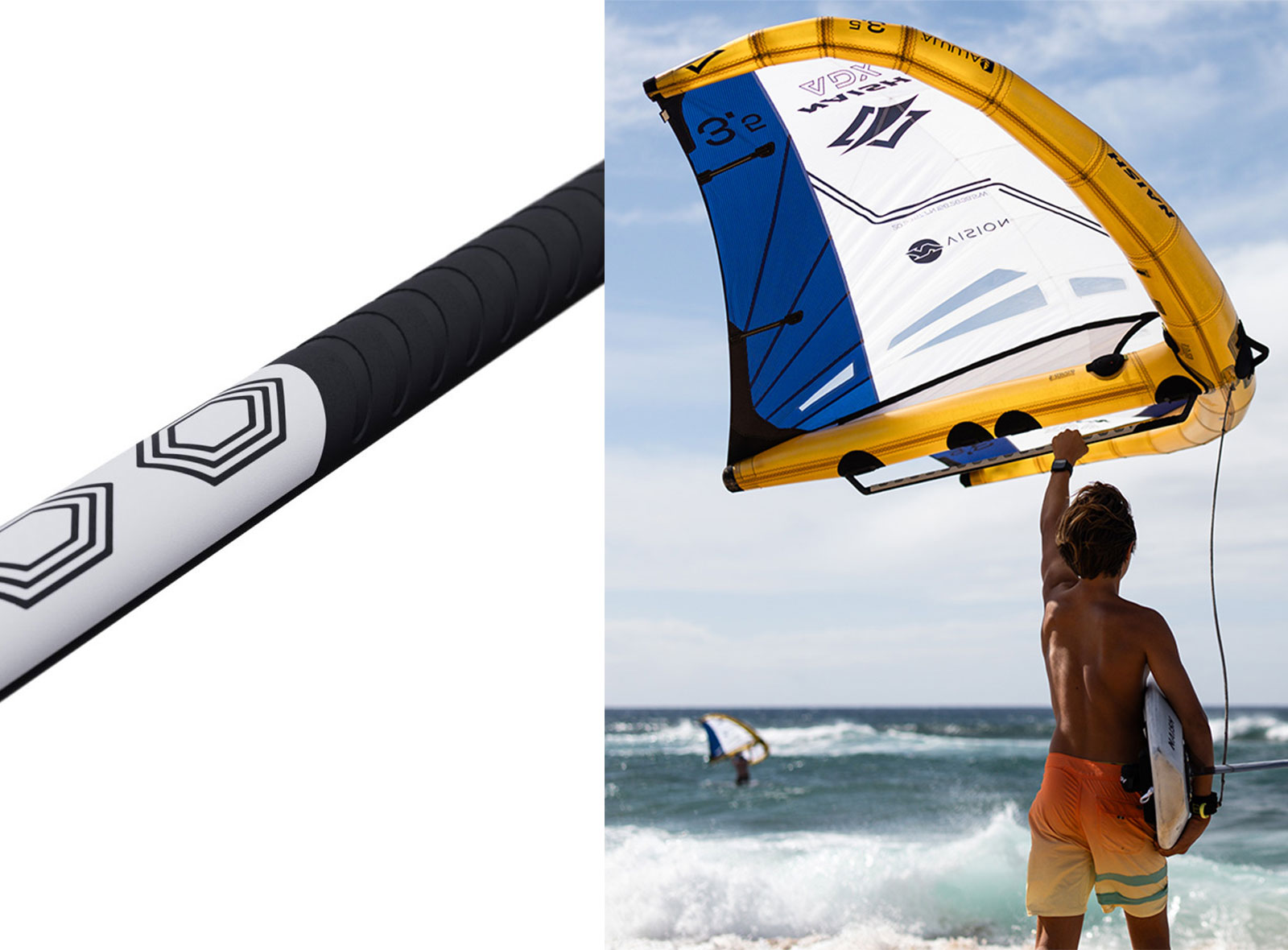 Poignée Naish Carbon Wingboom 2026