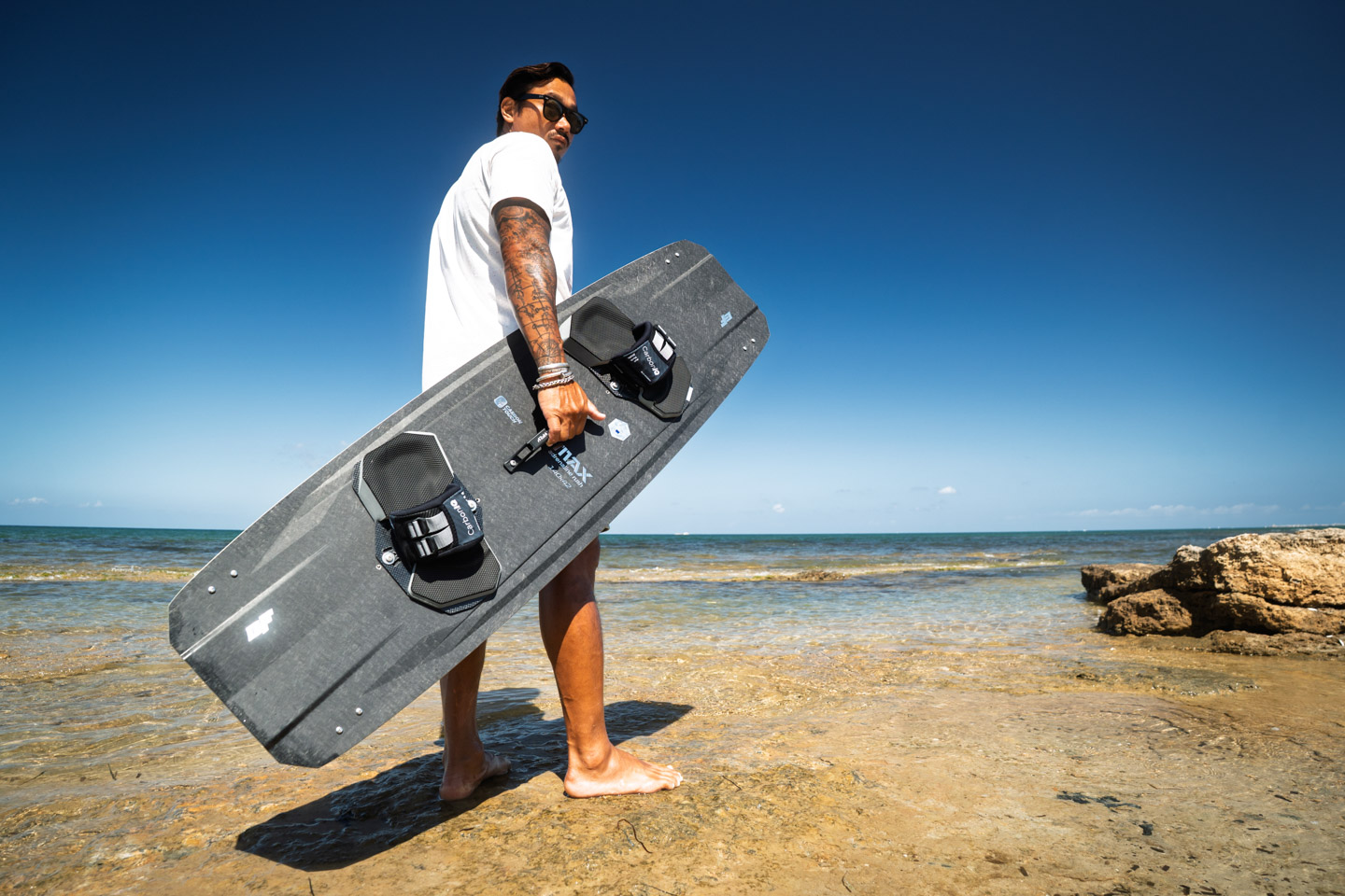 Pads straps pour planche de kitesurf CrazyFly Carboniq Binding