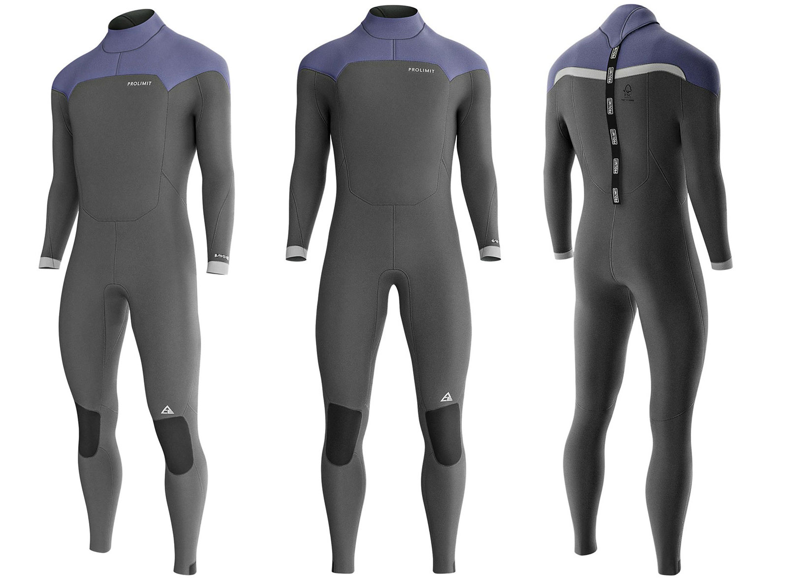 Combinaison de kitesurf Prolimit Ace Steamer V-Zip 5/4