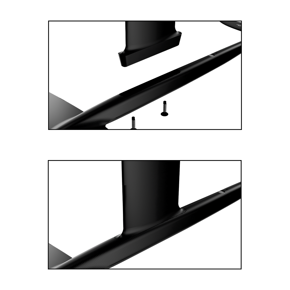 Titan 2 mat de foil fone carbon