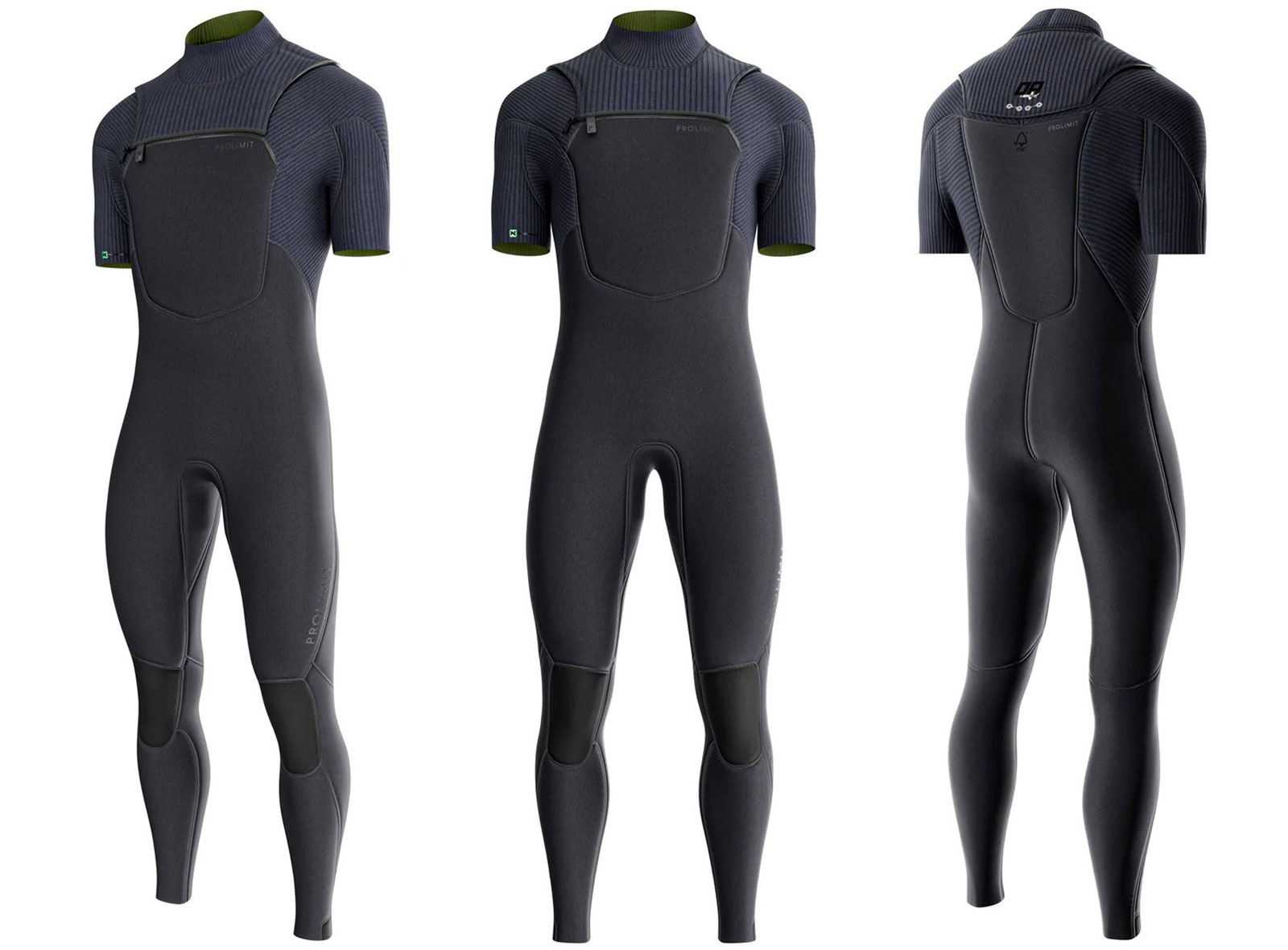 Combinaison de kitesurf et de wingfoil Prolimit Predator Steamer SA Freezip 4/3 GBS 2026