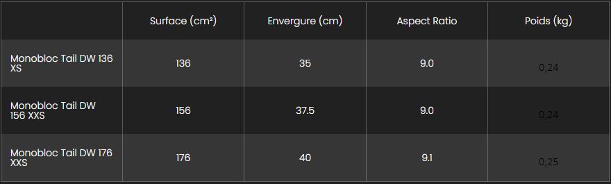 Fuselage et stab monobloc fone Tail Dw 2026