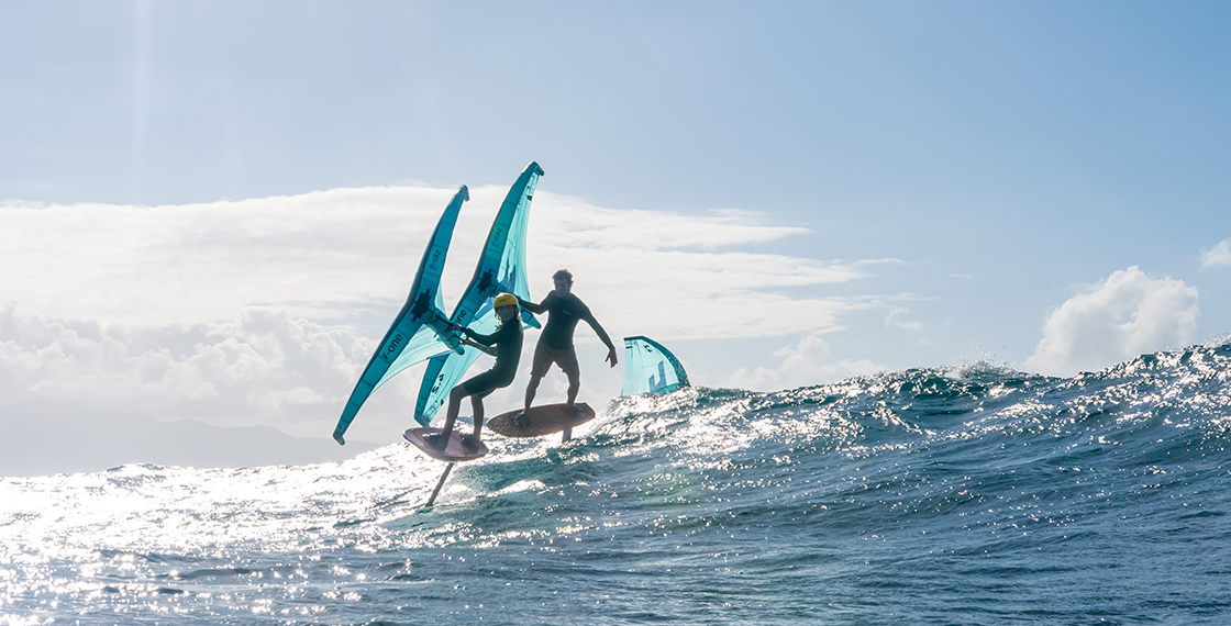 histoire du wing foil