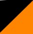 Noir / orange